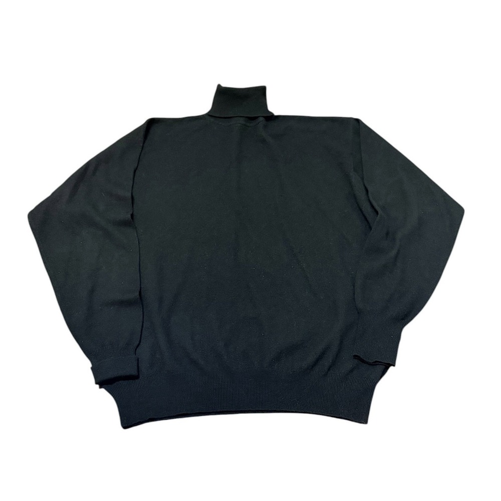 Vintage Polo Ralph Lauren 100% Cashmere Turtleneck Size XL Midweight Black 90s